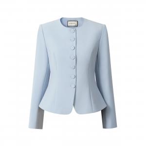 AISION ROUND COLLAR BLAZER 